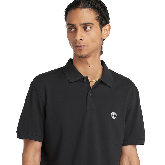 Timberland Short Sleeve Stretch Siyah Erkek T-Shirt