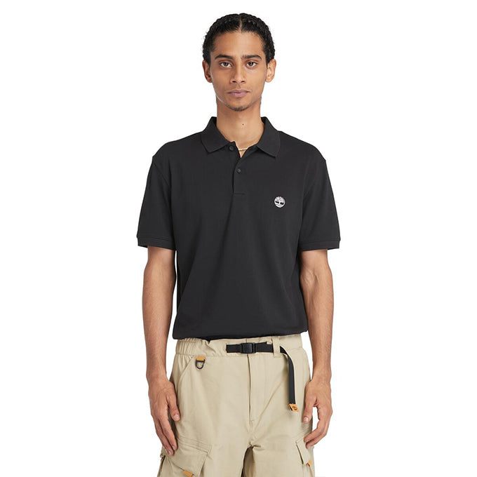 Timberland Short Sleeve Stretch Siyah Erkek T-Shirt