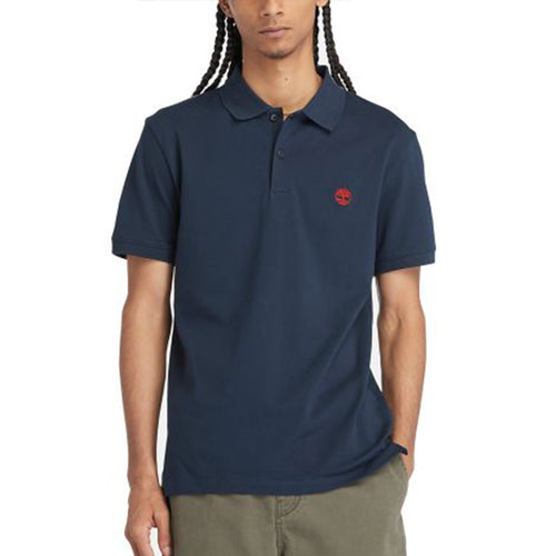 Timberland Short Sleeve Stretch Erkek T-Shirt - Safir