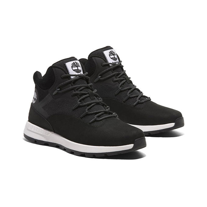 Timberland Sprint Trekker Mid Lace Up Erkek Bot - Siyah-Beyaz