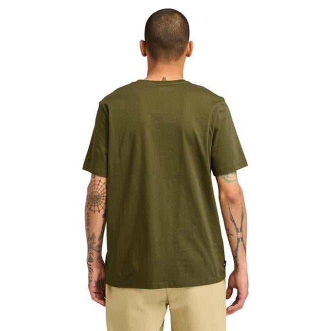 Timberland Stack Logo Colored Yeşil Erkek T-Shirt