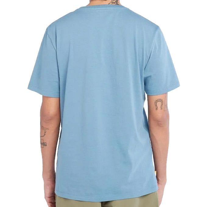 Timberland Tree Logo Short Sleeve Mavi Erkek T-Shirt