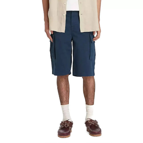 Timberland Twill Cargo Erkek Şort - Safir