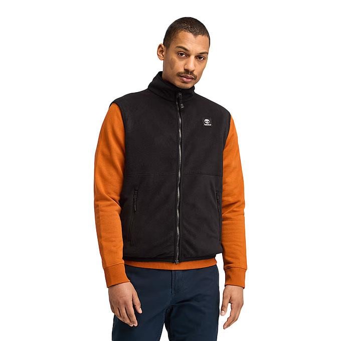Timberland Vest Fleece Siyah Erkek Polar