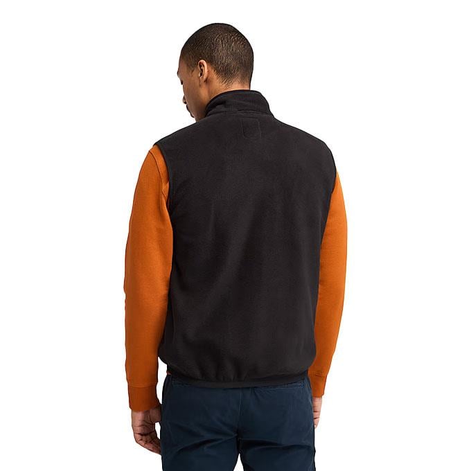 Timberland Vest Fleece Siyah Erkek Polar