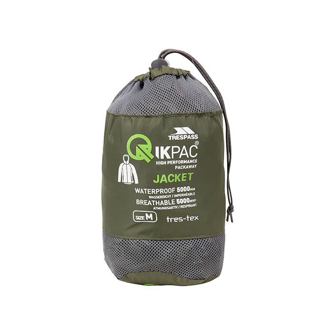 Trespass Qikpac Packaway TP75 Haki Unisex Mont