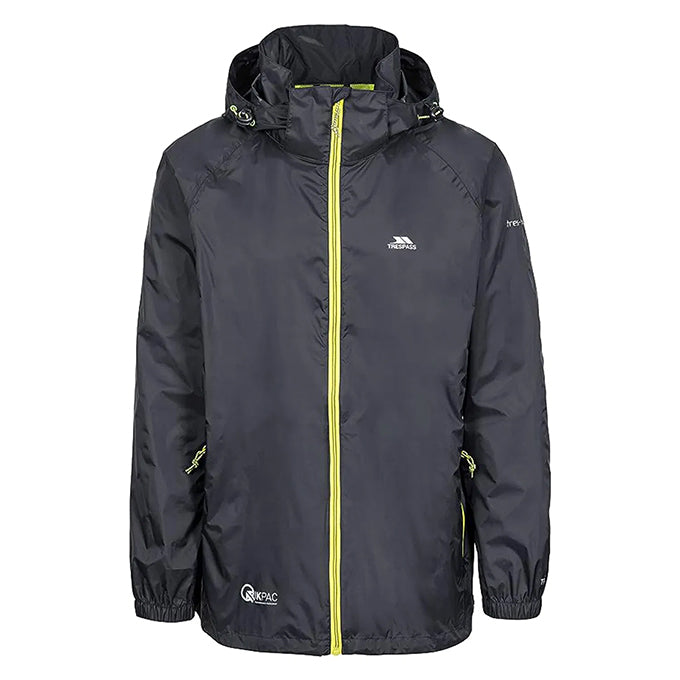 Trespass Qikpac Packaway TP75 Siyah Unisex Mont