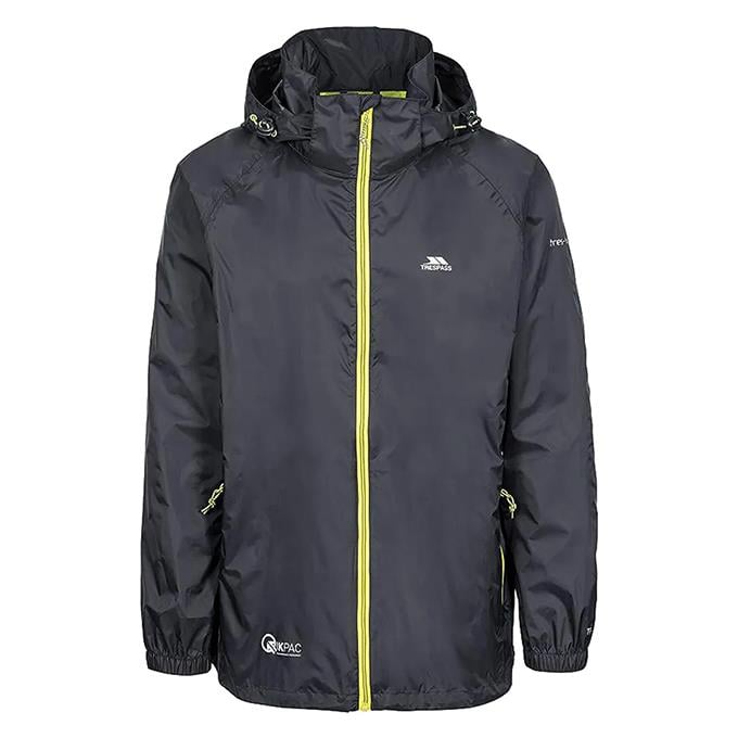 Trespass Qikpac X Packaway TP75 Siyah Unisex Mont
