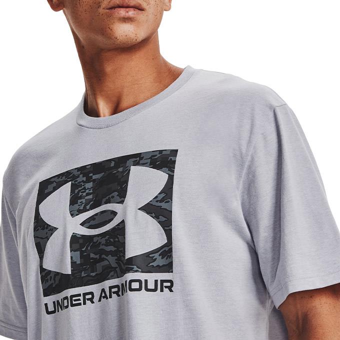 Under Armour ABC Camo Boxed Logo SS Gri Erkek T-Shirt