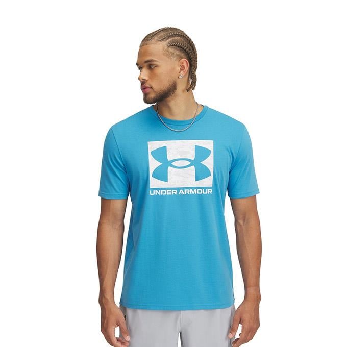 Under Armour ABC Camo Boxed Logo SS Mavi Erkek T-Shirt