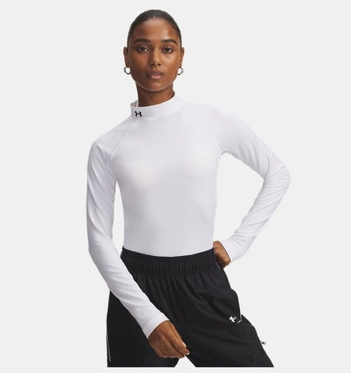 Under Armour Cg Authentics Mockneck Kadın T-Shirt - Beyaz