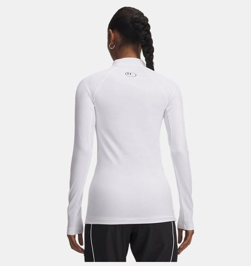Under Armour Cg Authentics Mockneck Kadın T-Shirt - Beyaz