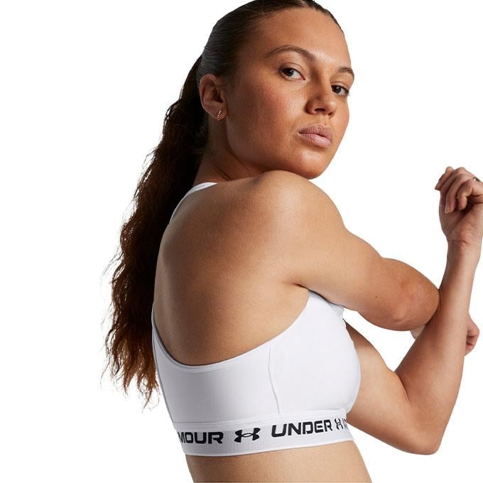 Under Armour Crossback Mid Beyaz Kadın Bra