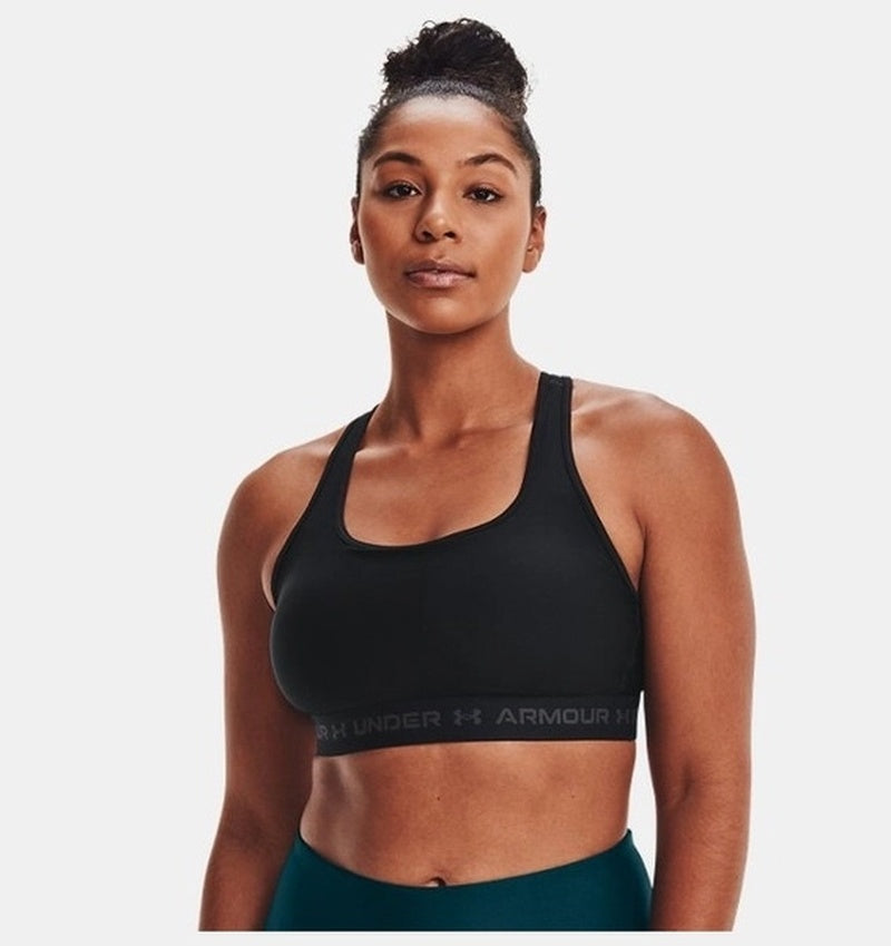 Under Armour Crossback Mid Kadın Bra - Siyah