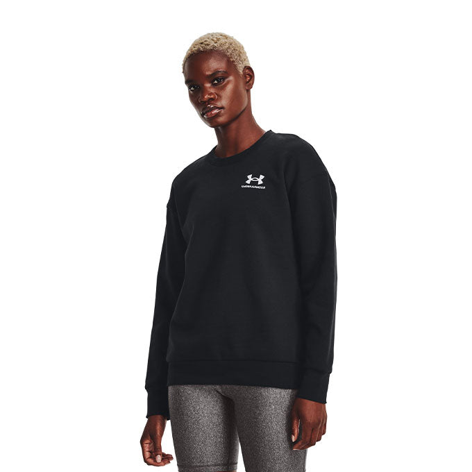 Under Armour Essential Fleece Crew Siyah Kadın Sweatshirt