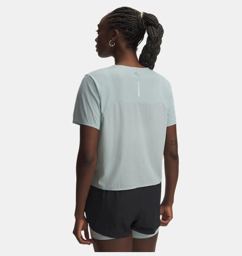 Under Armour  Explor Trail Run Ultra  Kadın T-Shirt - Buz Mavisi