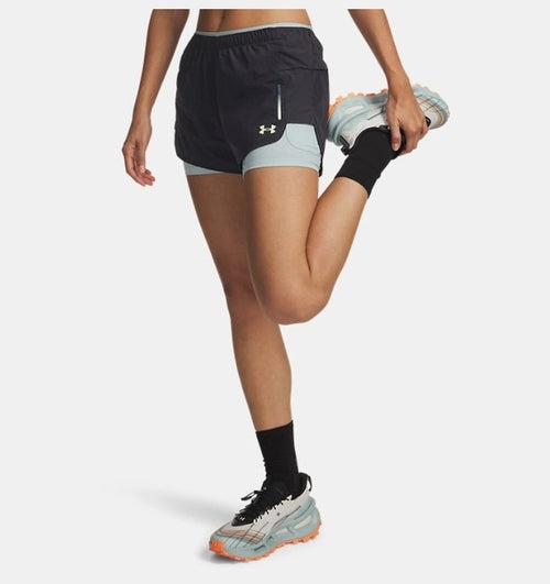 Under Armour  Explor Trail Ultra  Kadın Şort - Antrasit