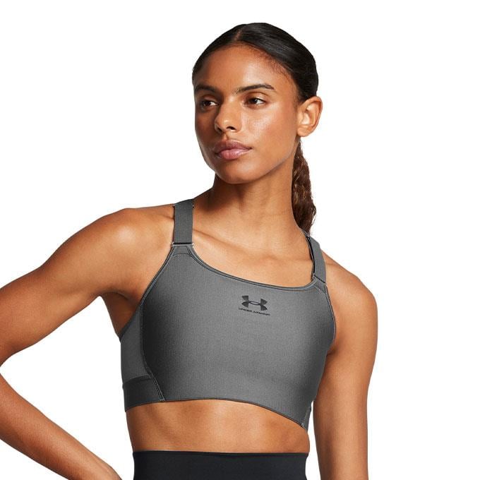 Under Armour Heatgear High Gri Kadın Bra