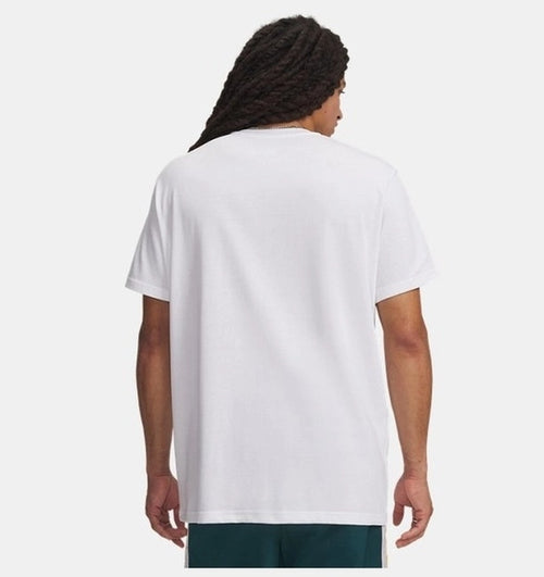 Under Armour Heavyweight Armour Label Erkek T-Shirt - Beyaz