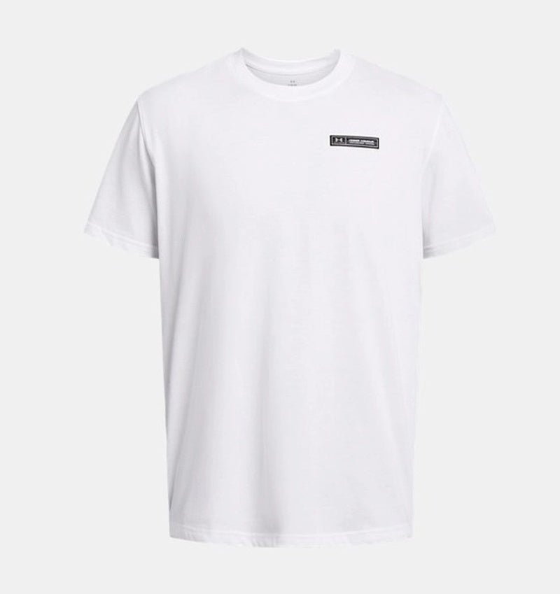 Under Armour Heavyweight Armour Label Erkek T-Shirt - Beyaz