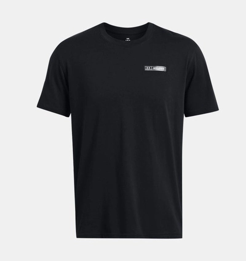 Under Armour Heavyweight Armour Label Erkek T-Shirt - Siyah