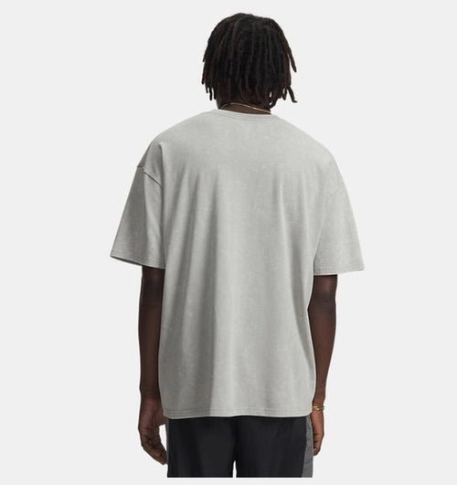 Under Armour  Heavyweight Logo Erkek T-Shirt - Gri