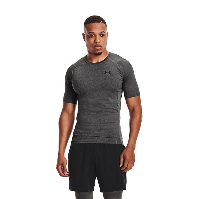 Under Armour HG Armour Compression SS Gri Erkek T-Shirt