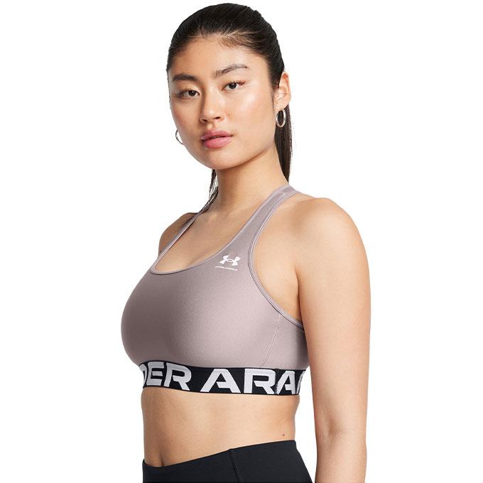 Under Armour HG Mid Branded Gri Kadın Bra