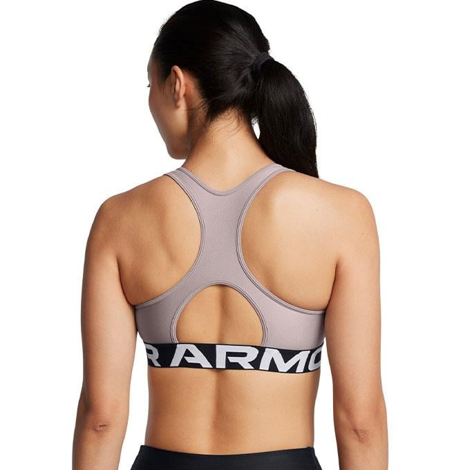 Under Armour HG Mid Branded Gri Kadın Bra