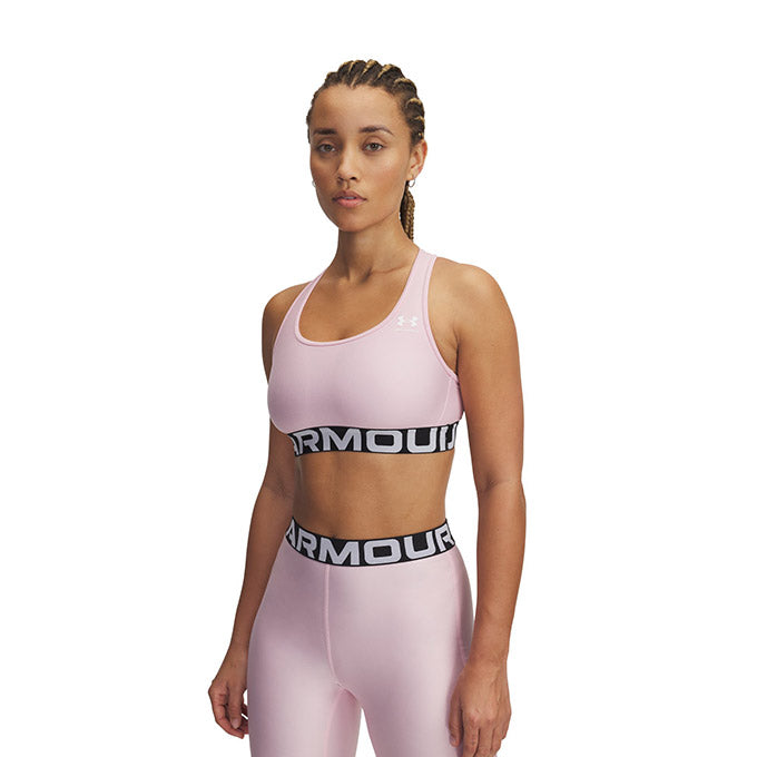 Under Armour HG Mid Branded Kadın Bra - Pembe - görsel 4