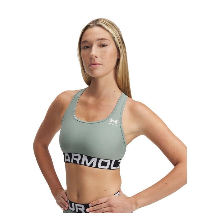 Under Armour HG Mid Branded Yeşil Kadın Bra