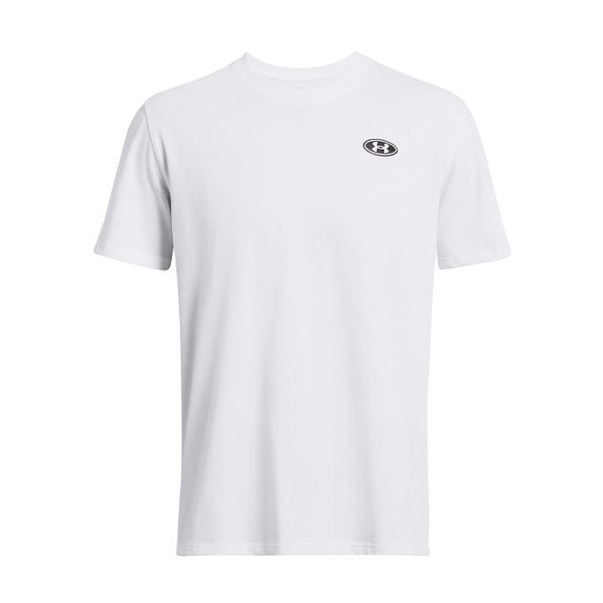 Under Armour HW LC Patch SS Beyaz Erkek T-Shirt