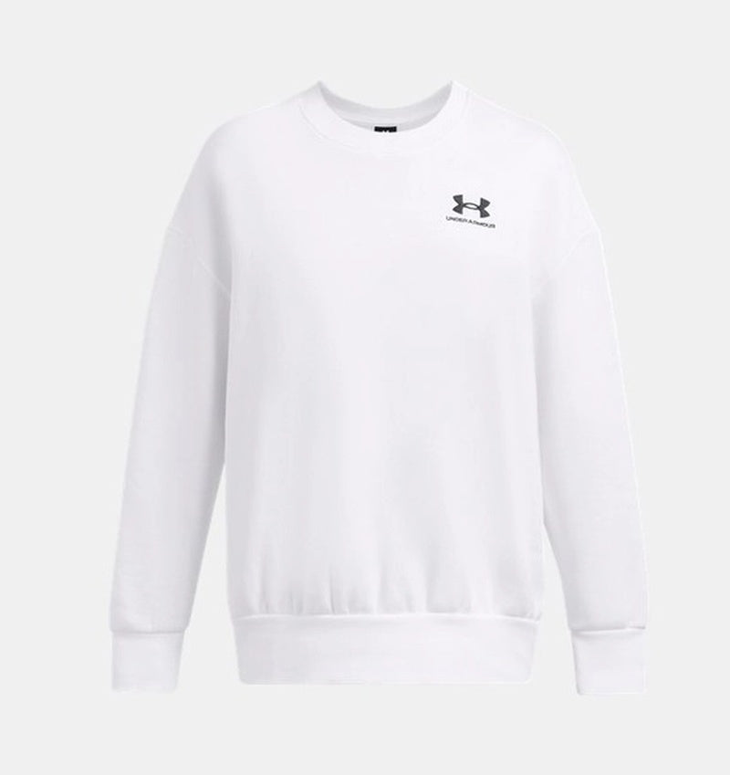 Under Armour Icon Fleece Os Crew Kadın Sweatshirt - Beyaz