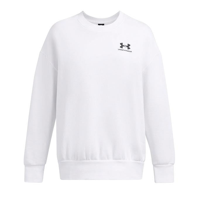 Under Armour Icon Fleece Os Crew Beyaz Kadın Sweatshirt