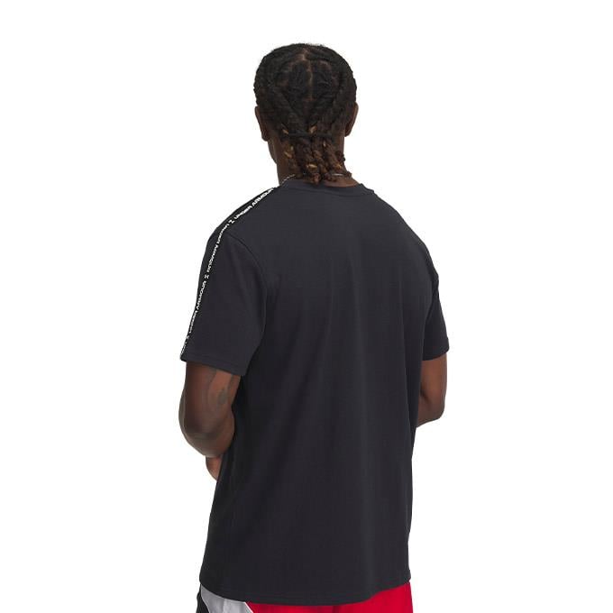 Under Armour Icon Hwt Tee Taping Siyah Erkek T-Shirt