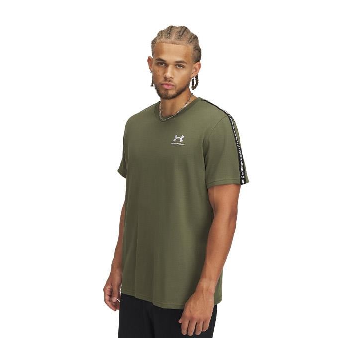 Under Armour Icon Hwt Tee Taping Yeşil Erkek T-Shirt