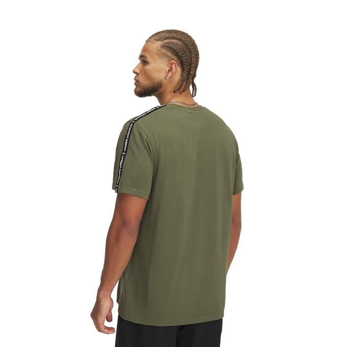 Under Armour Icon Hwt Tee Taping Yeşil Erkek T-Shirt