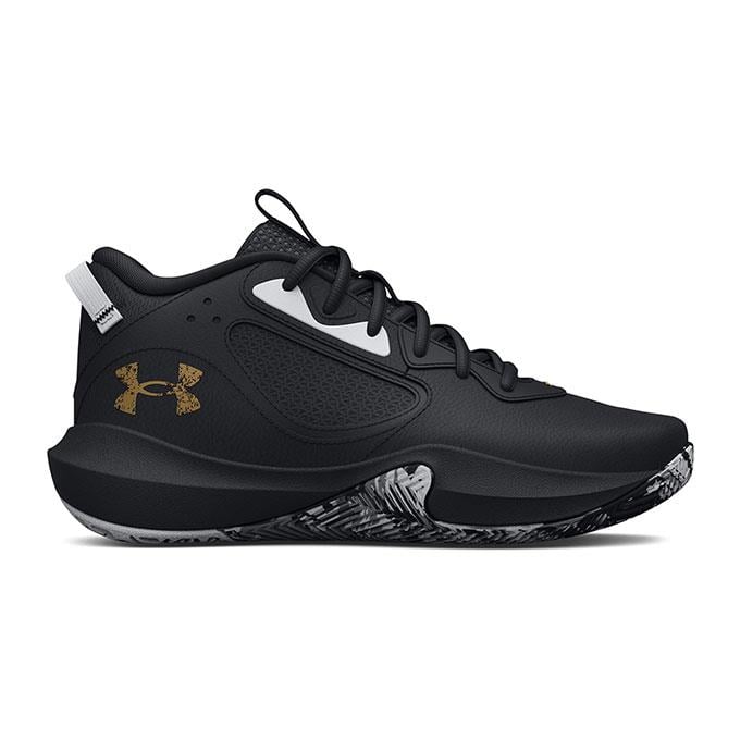 Under Armour Lockdown 6 Erkek Black / Black / Metallic Gold Basketbol Ayakkabısı