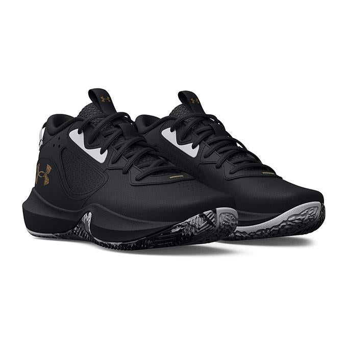 Under Armour Lockdown 6 Erkek Black / Black / Metallic Gold Basketbol Ayakkabısı