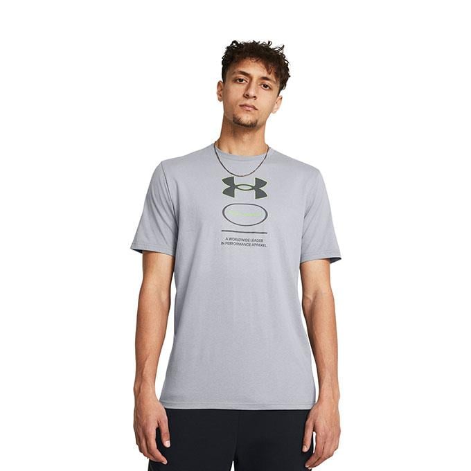 Under Armour Branded Gel Stack SS Gri Erkek T-Shirt