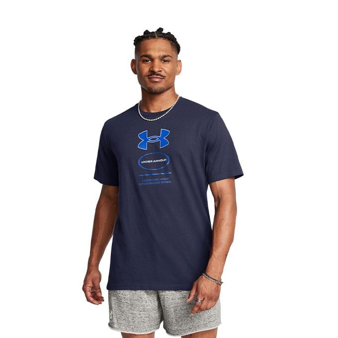 Under Armour Branded Gel Stack SS Lacivert Erkek T-Shirt