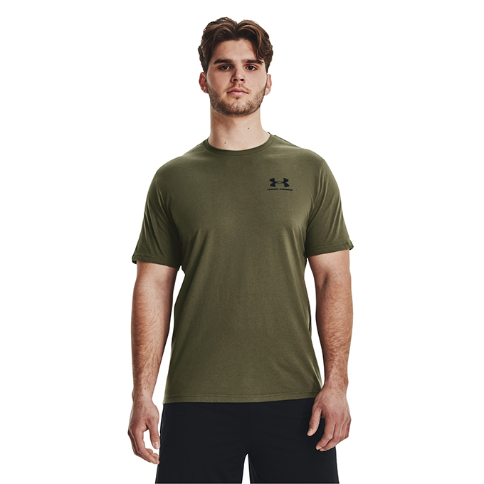 Under Armour Sportstyle LC SS Yeşil Erkek T-Shirt