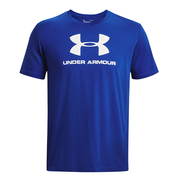 Under Armour Sportstyle Logo SS Mavi Erkek T-Shirt