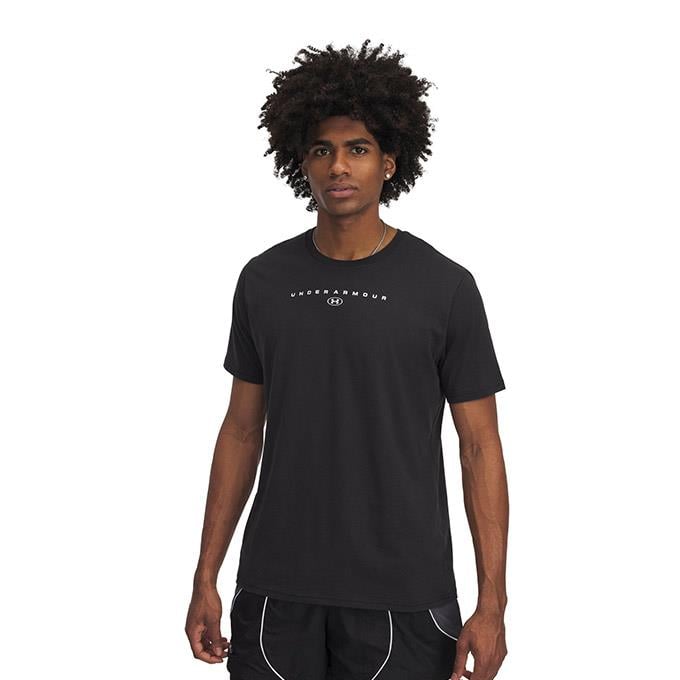 Under Armour Stacked Logo Siyah Erkek T-Shirt