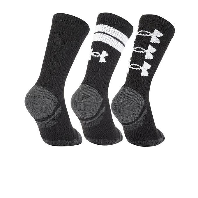 Under Armour Performance Tech Crew 3 Pack Siyah Unisex Çorap