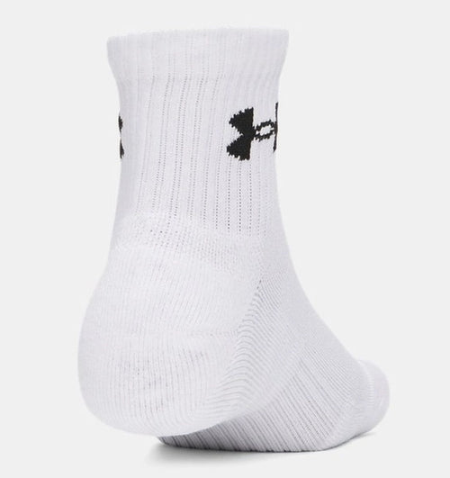 Under Armour Performance 3 Pack Qtr Unisex Yarım Bilek Çorap - Beyaz - görsel 2