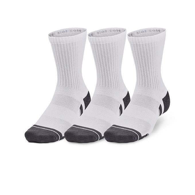 Under Armour Performance Mid Cotton 3P Beyaz Unisex Çorap