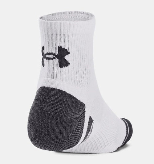 Under Armour Performance Tech 3 Pack Qtr Unisex Yarım Bilek Çorap - Beyaz - görsel 2