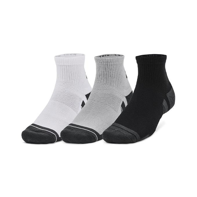 Under Armour Performance Tech Quarter 3 Pack Gri Unisex Çorap
