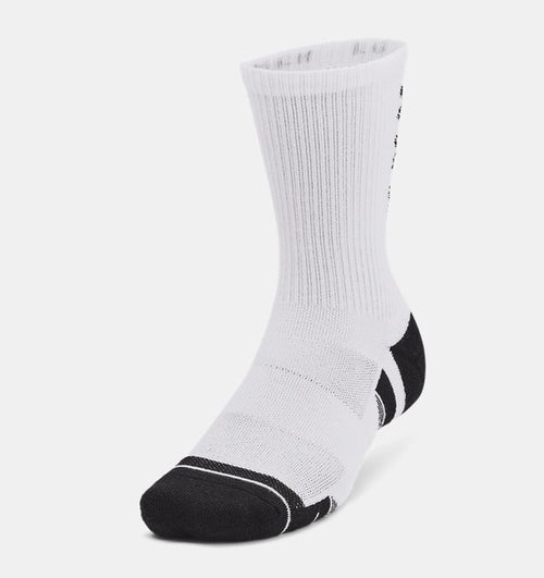 Under Armour Performance Tech Crew 3 Pack Unisex Çorap - Beyaz